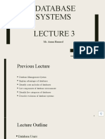 Database Systems: Ms. Anum Hameed