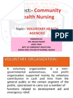 Voluntary Health Agencies