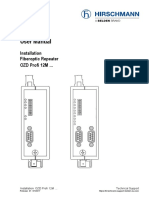 User Manual: Installation Fiberoptic Repeater OZD Profi 12M ..