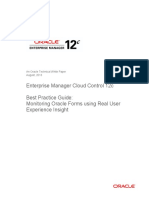 Enterprise Manager Cloud Control 12c Best Practice Guide: Monitoring Oracle Forms Using Real User Experience Insight