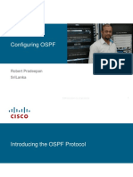 Configuring Ospf: Robert Pradeepan Srilanka