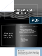 Data Privacy Act OF 2012: Atty. Erness Faith Regacho