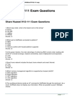 Full Version: 178 Share Huawei H12-111 Exam Questions