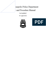 MPD Policy and Procedure Manual