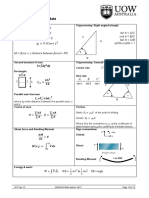 Useful formulas and data: sin θ = A/C cos θ = B/C tan θ = A/B sin²θ+cos²θ = 1 / 81 - 9 0 0 0 = =