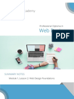 Web Design: Professional Diploma in