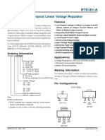 300/500ma Low Dropout Linear Voltage Regulator: General Description Features