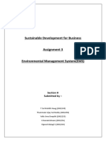 Sustainable Development For Business: Section H Submitted by