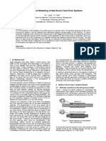 Finite Element Modelling Ball Screw Feed Drive Systems