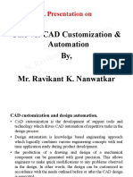 A Presentation On: Unit VI: CAD Customization & Automation By, By