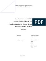 Capsule Neural Network and Its Implementation For Object Recognition in Resource-Limited Devices