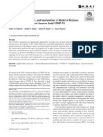 Advocacy, Collaboration, and Intervention: A Model of Distance Special Education Support Services Amid COVID-19