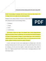 Question: Compare Simon's Four-Phase Decision-Making Model To The Steps in Using GDSS Answers