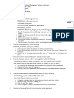 Database Management System Set2 Lab Practicals