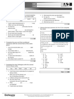 A2 UNIT 10 Test Higher