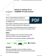 Sage X3 Debug Eclipse