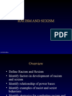 RACISM AND SEXISM Training Slides