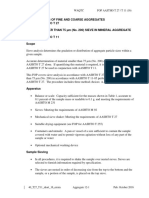 Sieve Analysis Of Fine And Coarse Aggregates Fop For Aashto T 27 Materials Finer Than 75 Μm (No. 200) Sieve In Mineral Aggregate By Washing Fop For Aashto T 11 Scope