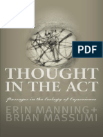 Erin Manning Thought in The Act