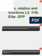 Sets, Relations and Functions L2 DPP - 11th Elite