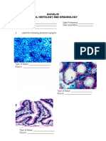 Act05 Animal Histology and Organology Exercise