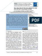 Motion Control Analysis of Two Collaborative Arm Robots in Fruit Packaging System