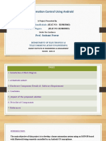 Home Automation Control Using Android: Prof. Sushant Pawar