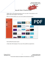Working With Video in Powerpoint 2013: Interactive Media Center
