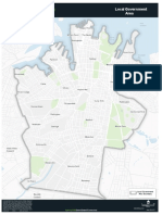 Map of City of Sydney Local Government Area