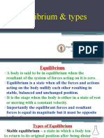 Equilibrium & Types