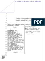 Proposed Judgment and Permanent Injunction - Ubisoft DDOS