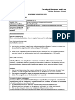 Component B - Assessment Brief 2020-2021