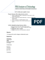 (ELECS2) Exp6 - Differential Amplifier Circuits - The GWAPINGS