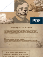 Rizals Exile in Dapitan