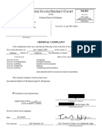 Joseph James O'Connor Affidavit & Criminal Complaint