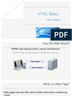 HTML Basics: Trainer-Renuka S