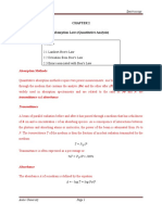 Chem 3052 CHAPTER 2 (Absorption Law)