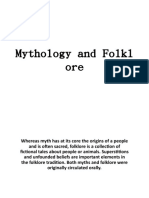 Mythology and Folklore