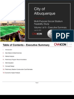 Albuquerque Multi-Purpose Stadium Study Volume I of II