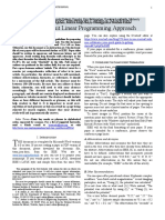 Sparse Layer Inversion Using A Modified Basis Pursuit Linear Programming Approach