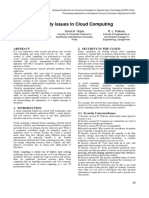 Security Issues in Cloud Computing: Kalyani D. Kadam Sonia K. Gajre R. L. Paikrao