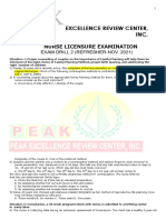 NLE Exam Drill 2 (Q Only 100)