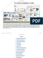 !!! Bellingcat's Online Investigation Toolkit