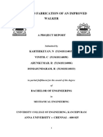 Design and Fabrication of A Improved Walker