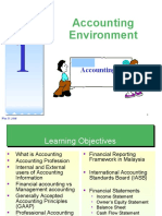 Topic: Accounting Environment