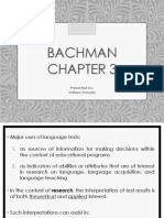 Bachman Chapter 3