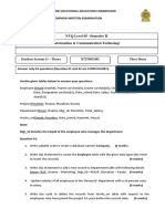 DatabaseSystem-Model Questions