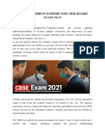 New Assessment Scheme For Cbse Board Class 10