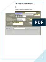 3361 Core HR Setups of Oracle HRMS R12