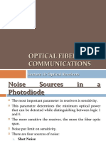 Lecture #11 Optical Receivers